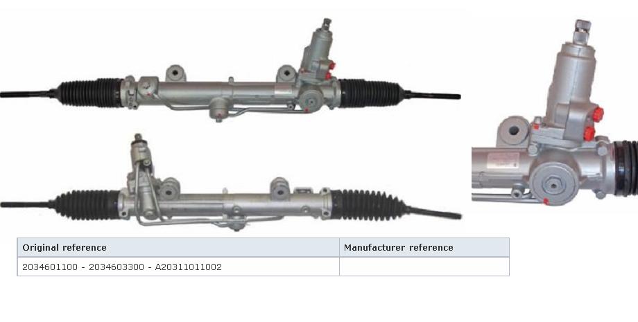 2034601100 Rebuilt cremallera de dirección