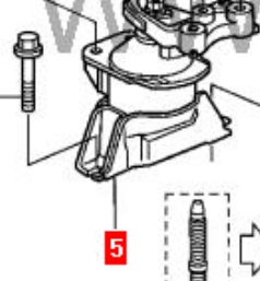 50820SVAA04 Honda soporte, motor, derecho inferior