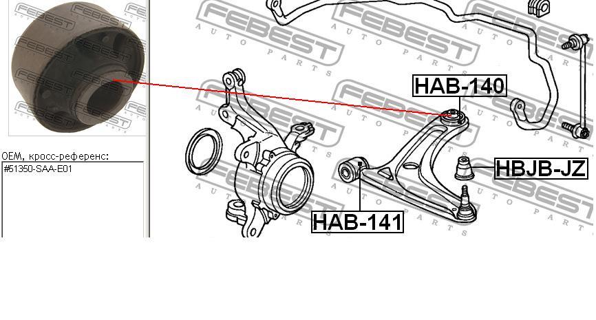 NMS5311 NIPPON MOTORS silentblock de suspensión delantero inferior