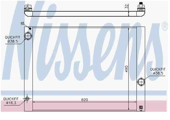 Comprar 60763 Nissens Radiador de auto