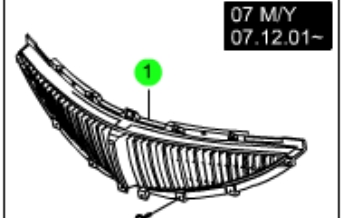 7945131100LAM Ssang Yong panal de radiador