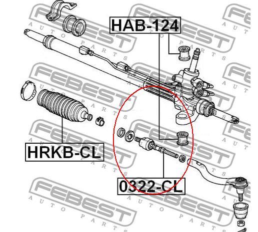 CRHO24 CTR Barra de direccion coche
