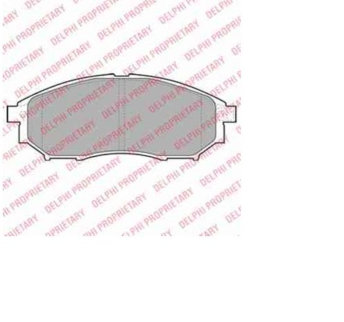 Comprar LP2030 Delphi Pastillas delanteras de freno
