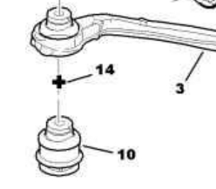 Buje del brazo longitudinal inferior trasero Peugeot/Citroen 5131C4