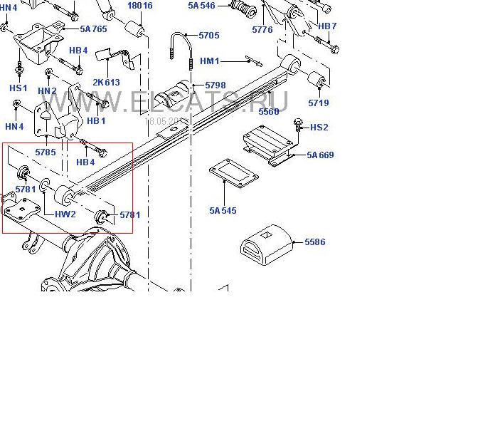 1431075 Ford silentblock delantero de ballesta delantera