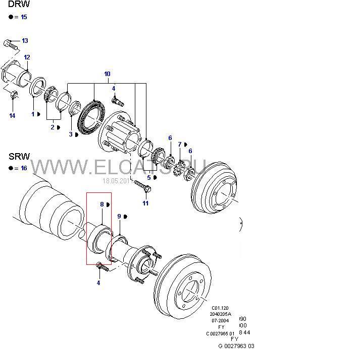 Comprar 4552765 Ford Cojinete de rueda trasero