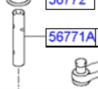 5677145000 Hyundai/Kia pivote del muñón del eje