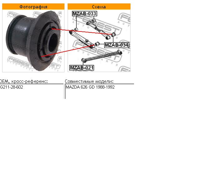 D256445 RBI suspensión, barra transversal trasera, exterior