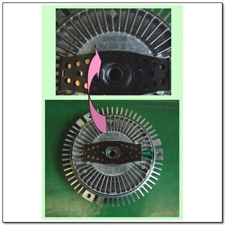 1622003222 Ssang Yong embrague, ventilador del radiador