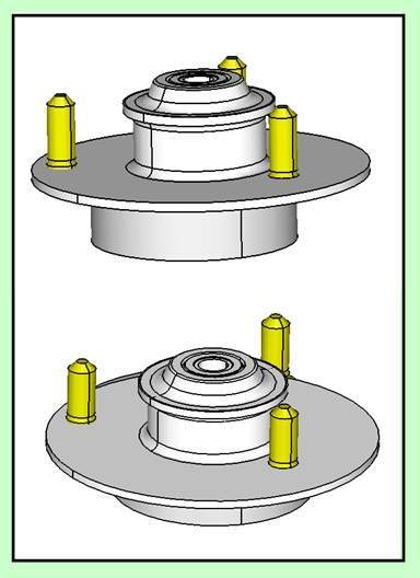 Soportes de amortiguador para SsangYong Rexton