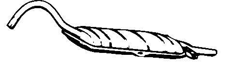 Silenciador posterior 1103 Polmostrow