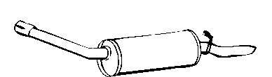 Silenciador posterior 08281 Polmostrow