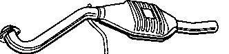 18338 Walker Catalizador de gasolina y diésel