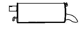 Silenciador posterior 08582 Polmostrow