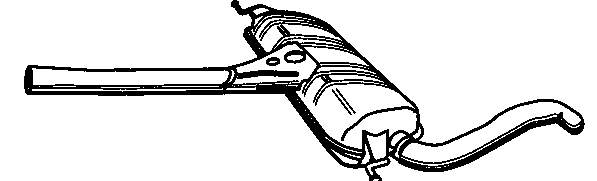 Silenciador posterior 0121 Polmostrow