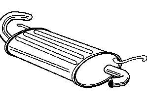 Silenciador posterior 5301 Polmostrow