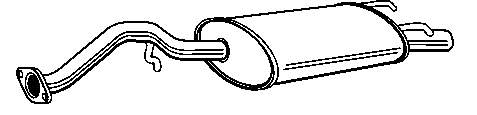 Silenciador trasero Bosal 115157 precio, desde 116,52 EUR