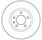 Disco de freno delantero para Opel Omega  (25, 26, 27)