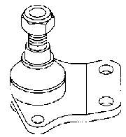 1582 Sidem rótula de suspensión inferior