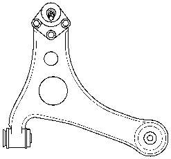 Brazo inferior izquierdo de la suspensión delantera Sidem 49170 precio, desde 55,18 EUR