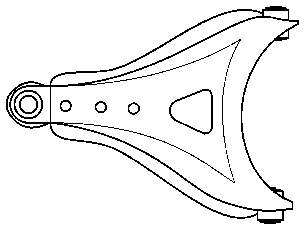 7701161726 Renault (RVI) barra oscilante, suspensión de ruedas delantera, inferior izquierda