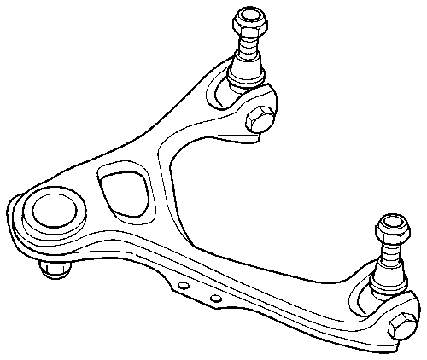 BS-428L Japan Parts barra oscilante, suspensión de ruedas delantera, superior izquierda