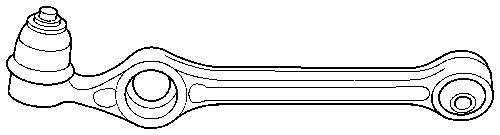Barra oscilante, suspensión de ruedas delantera, inferior derecha 51377 Sidem
