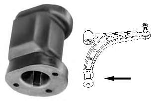 819603 Sidem silentblock de suspensión delantero inferior