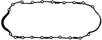 Junta, cárter de aceite 14075500 Ajusa