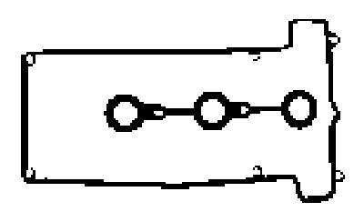 Junta Tapa de válvulas de motor, juego izquierdo para Ford Scorpio (GAE, GGE)