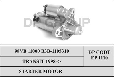 Comprar 1105310 Ford Motores de arranque