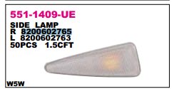 280519-6 Polcar luz intermitente guardabarros derecho