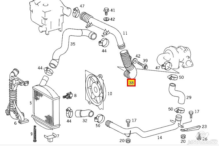 Tubo de admisión de aire al turbocompresor Mercedes 6380941382 precio, desde 39,20 EUR