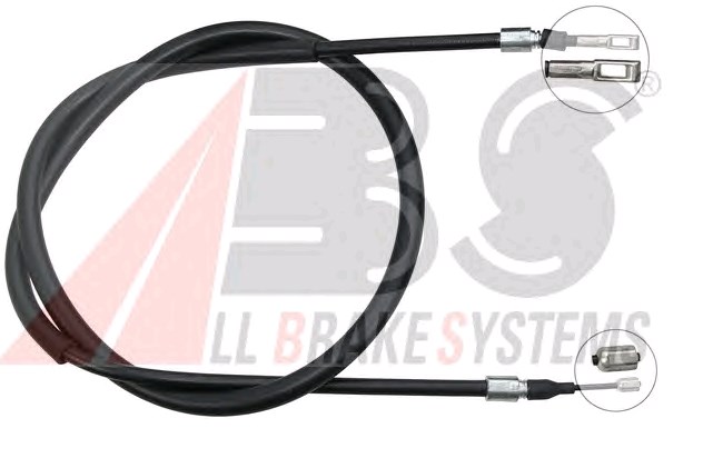 K13257 ABS cable de freno de mano trasero izquierdo