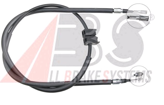 Cable de freno de mano trasero derecho 4D0609722K VAG