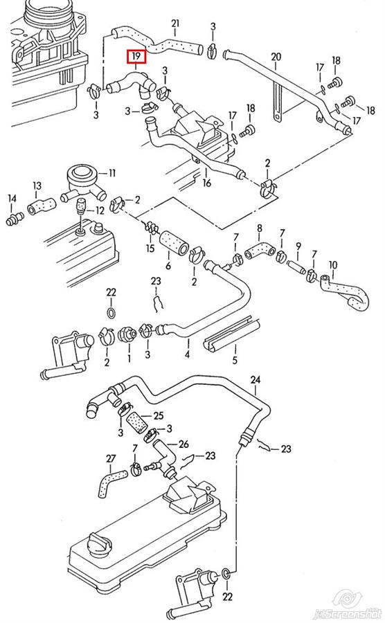 Comprar 050103493A VAG Sistema de ventilación del cárter