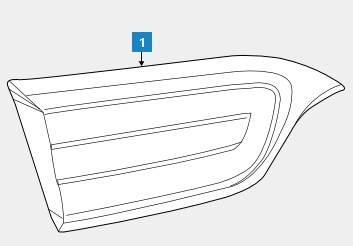 68102920AC Chrysler piloto posterior interior derecho