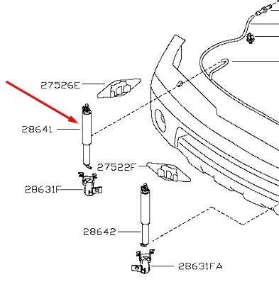 Tobera del lavador de faro delantero derecho Nissan/Infiniti 286415X20A precio, desde 158,40 EUR