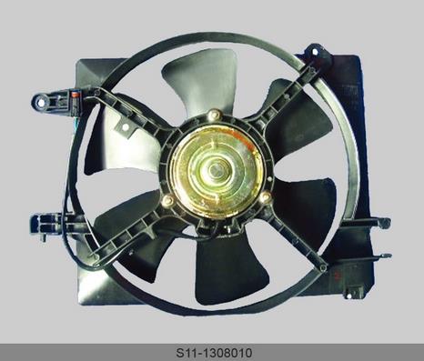 Difusor de radiador, ventilador de refrigeración, condensador del aire acondicionado, completo con motor y rodete S111308010 China