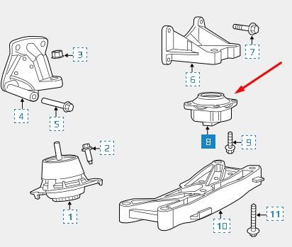 K68084746AA Fiat/Alfa/Lancia montaje de transmision (montaje de caja de cambios)