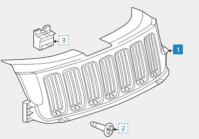 057010708AE Chrysler panal de radiador