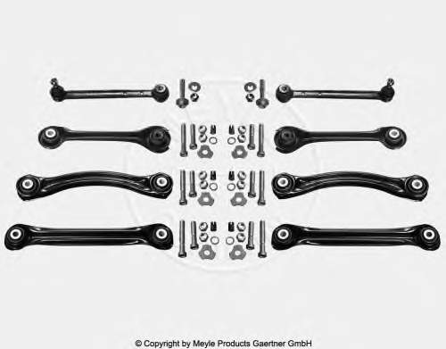 Kit de brazos de suspensión trasera 0140350017 Meyle