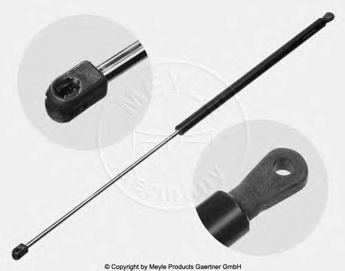 Muelle neumático de capó de motor para Audi 100 (4A5)