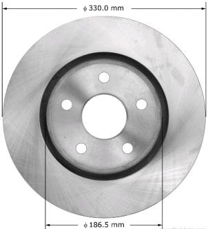 Comprar 52124762AC Chrysler Freno de disco delantero