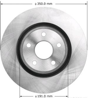 Comprar 68035012AB Chrysler Freno de disco delantero