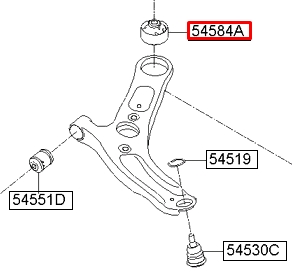 54584A6000 Hyundai/Kia