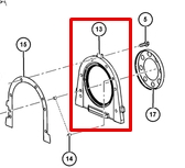 68024410AA Chrysler anillo retén, cigüeñal