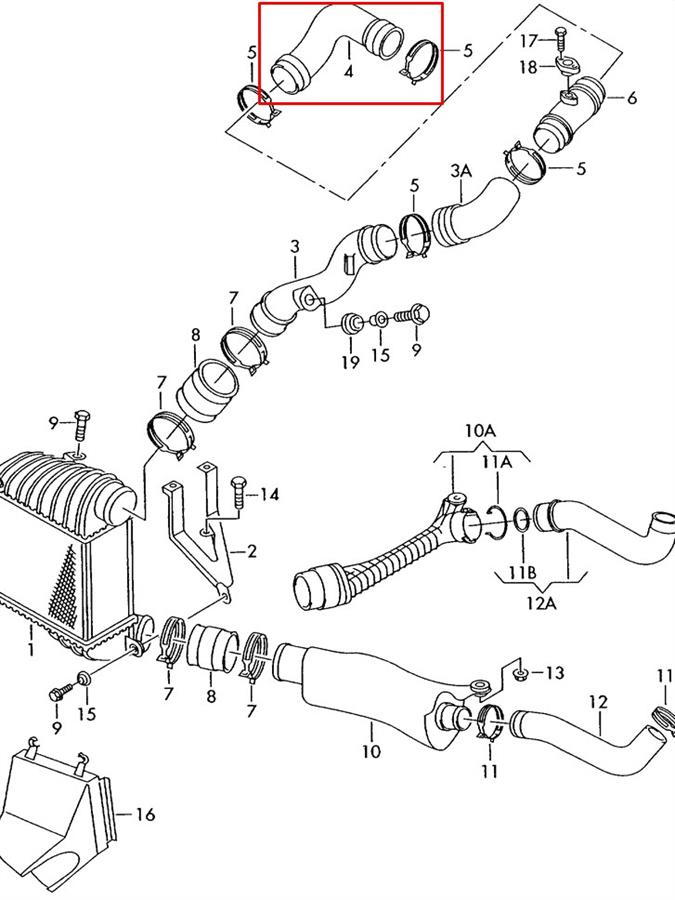 Comprar 466713 Cautex Tubo de salida de aire del turbocompresor