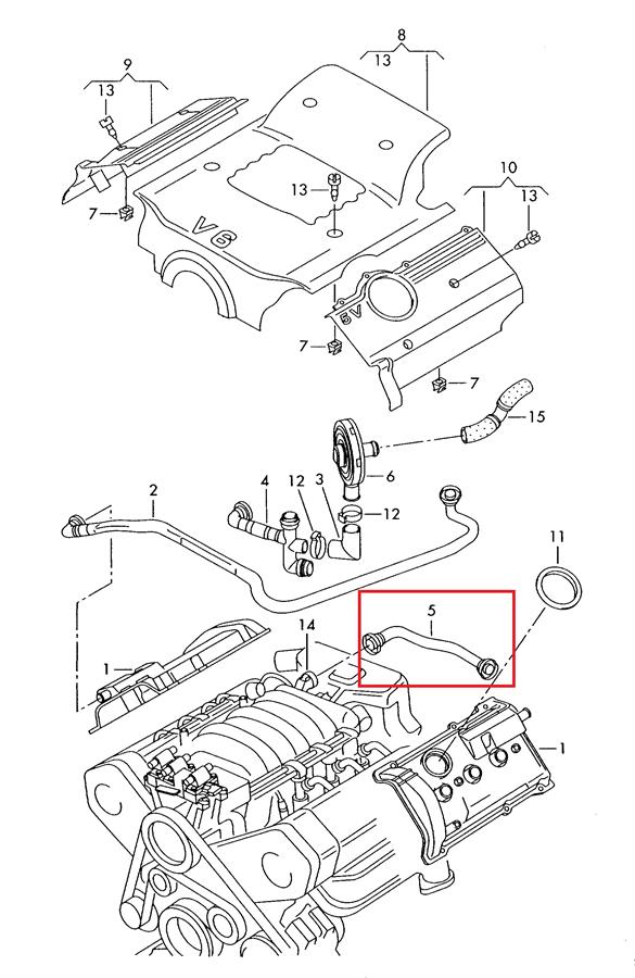 Válvula PCV VAG 078103235K precio, desde 11,26 EUR