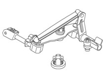 758945 Opel soporte caja de cambios palanca selectora